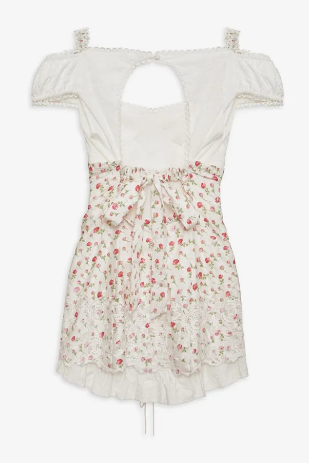 For Love and Lemons Dresses Baela Corset Mini Dress White 8211 Women For Love and Lemons Dresses Baela Corset Mini Dress White 8211 Women