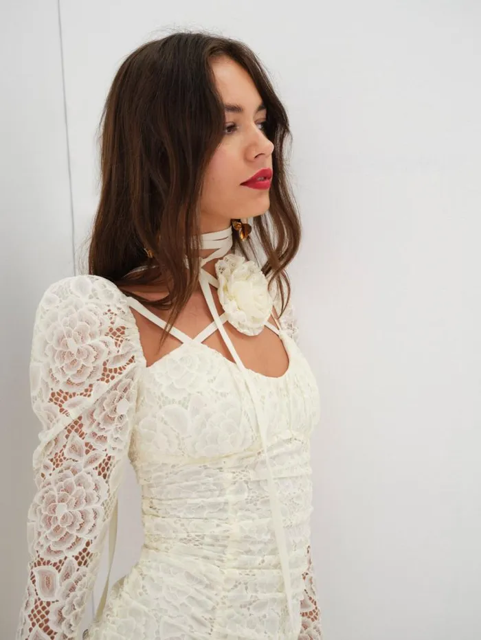 For Love and Lemons Dresses Belladonna Mini Dress White 8211 Women For Love and Lemons Dresses Belladonna Mini Dress White 8211 Women