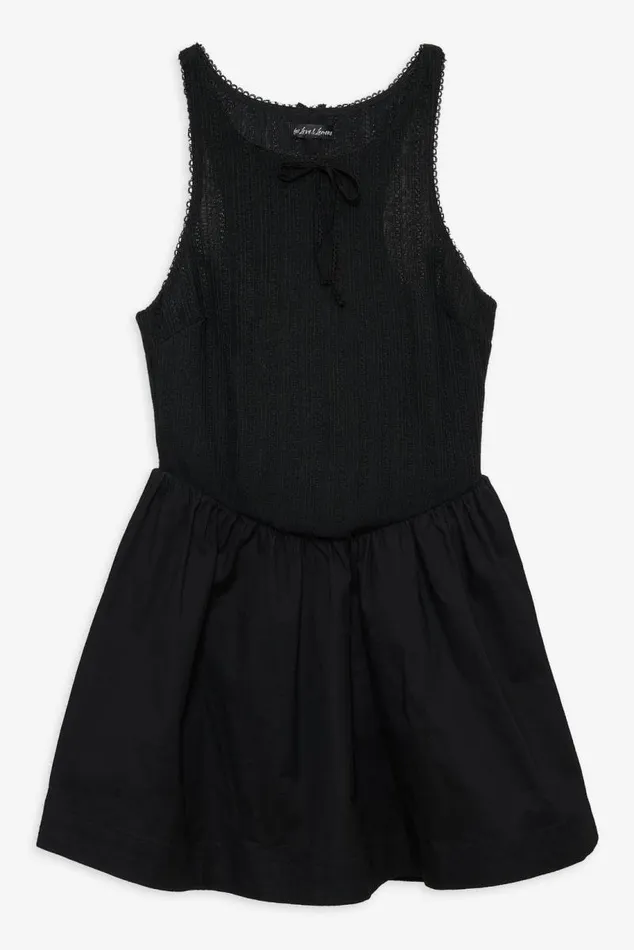For Love and Lemons Dresses Billie Pointelle Mini Dress Black 8211 Women For Love and Lemons Dresses Billie Pointelle Mini Dress Black 8211 Women
