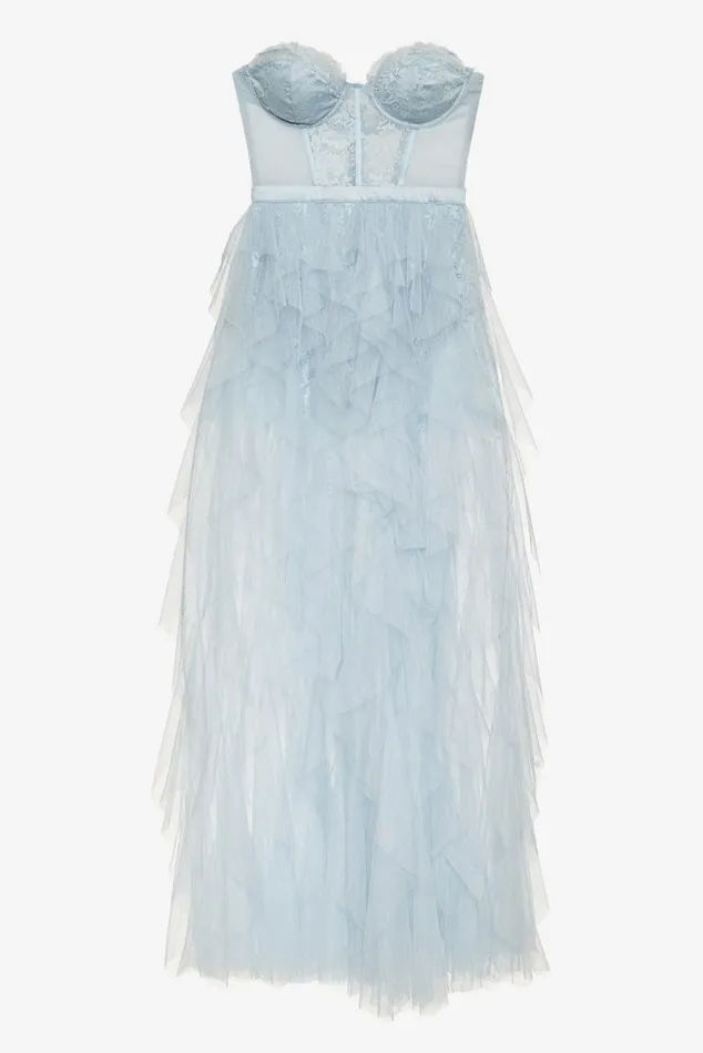 For Love and Lemons Dresses Bustier Gown Blue 8211 Women For Love and Lemons Dresses Bustier Gown Blue 8211 Women