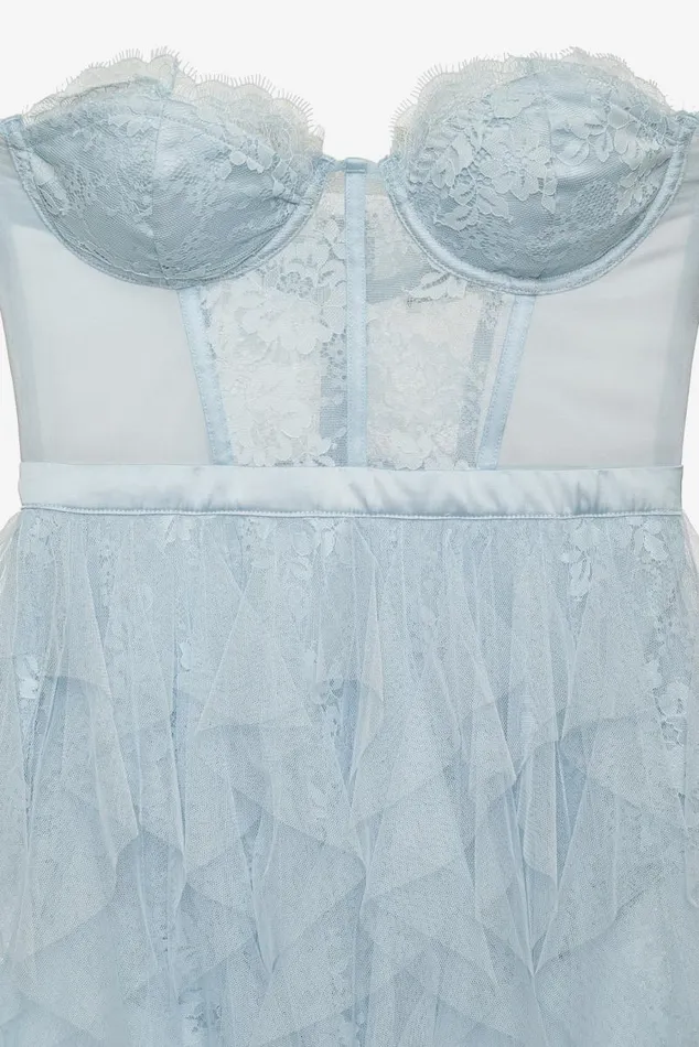 For Love and Lemons Dresses Bustier Gown Blue 8211 Women For Love and Lemons Dresses Bustier Gown Blue 8211 Women