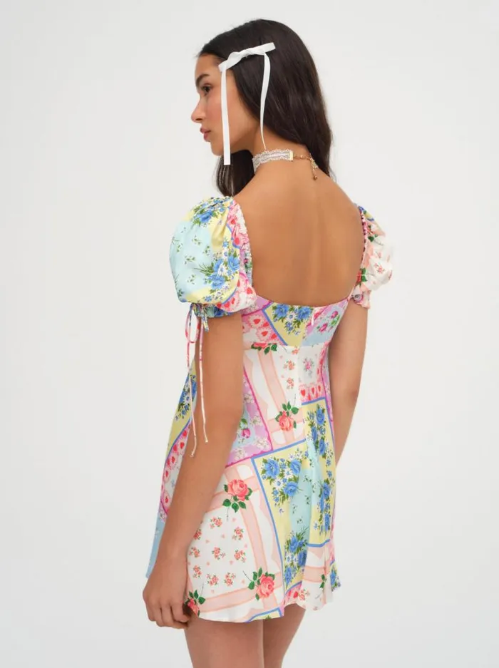 For Love and Lemons Dresses Cassandra Mini Dress Multi 8211 Women For Love and Lemons Dresses Cassandra Mini Dress Multi 8211 Women