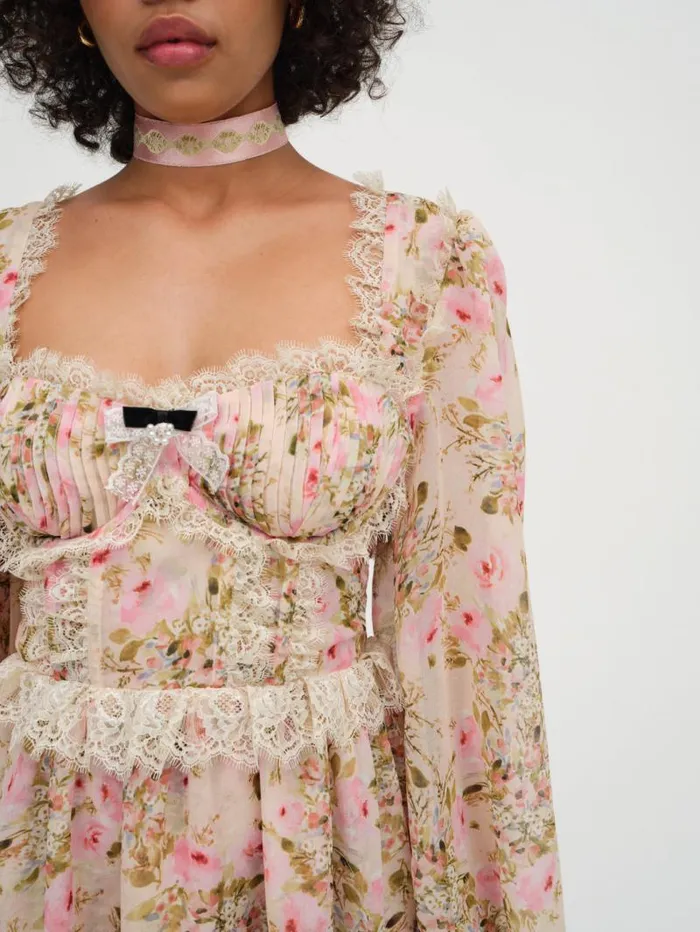 For Love and Lemons Dresses Emmaline Mini Dress Yellow 8211 Women For Love and Lemons Dresses Emmaline Mini Dress Yellow 8211 Women