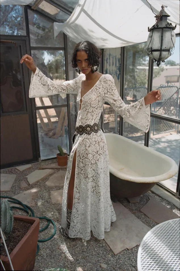 For Love and Lemons Dresses Frances Maxi Dress White 8211 Women For Love and Lemons Dresses Frances Maxi Dress White 8211 Women