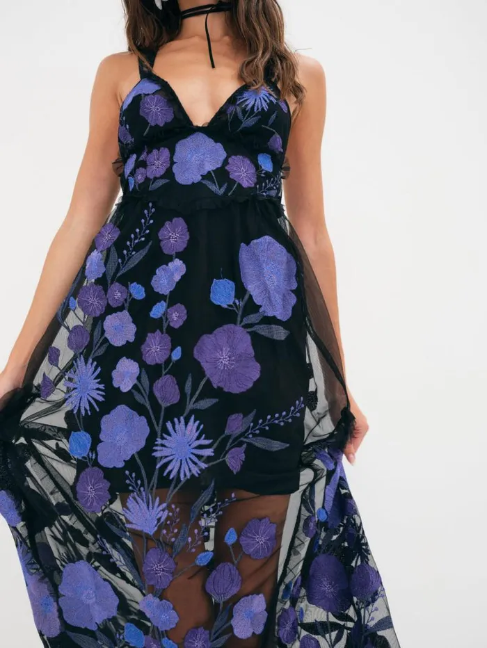 For Love and Lemons Dresses Kaylee Maxi Dress Purple 8211 Women For Love and Lemons Dresses Kaylee Maxi Dress Purple 8211 Women