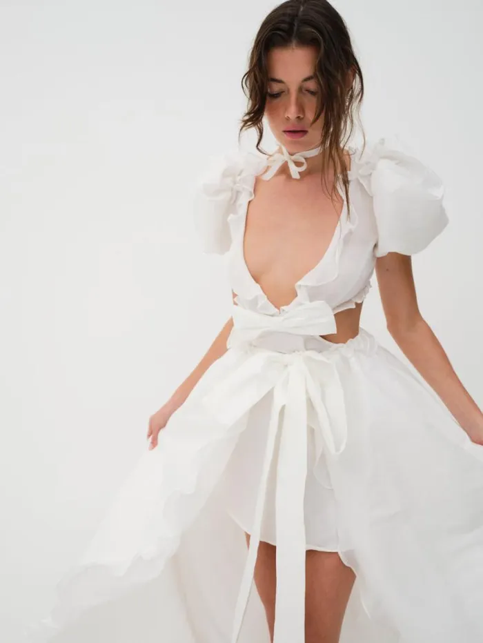 For Love and Lemons Dresses Leia Bridal Gown White 8211 Women