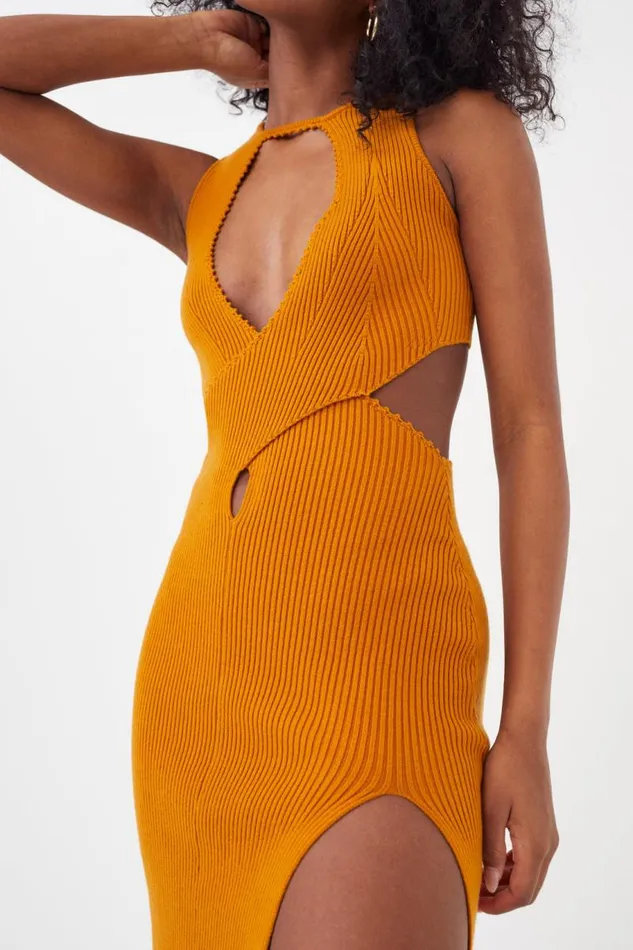 For Love and Lemons Dresses Maggie Midi Dress Orange 8211 Women For Love and Lemons Dresses Maggie Midi Dress Orange 8211 Women