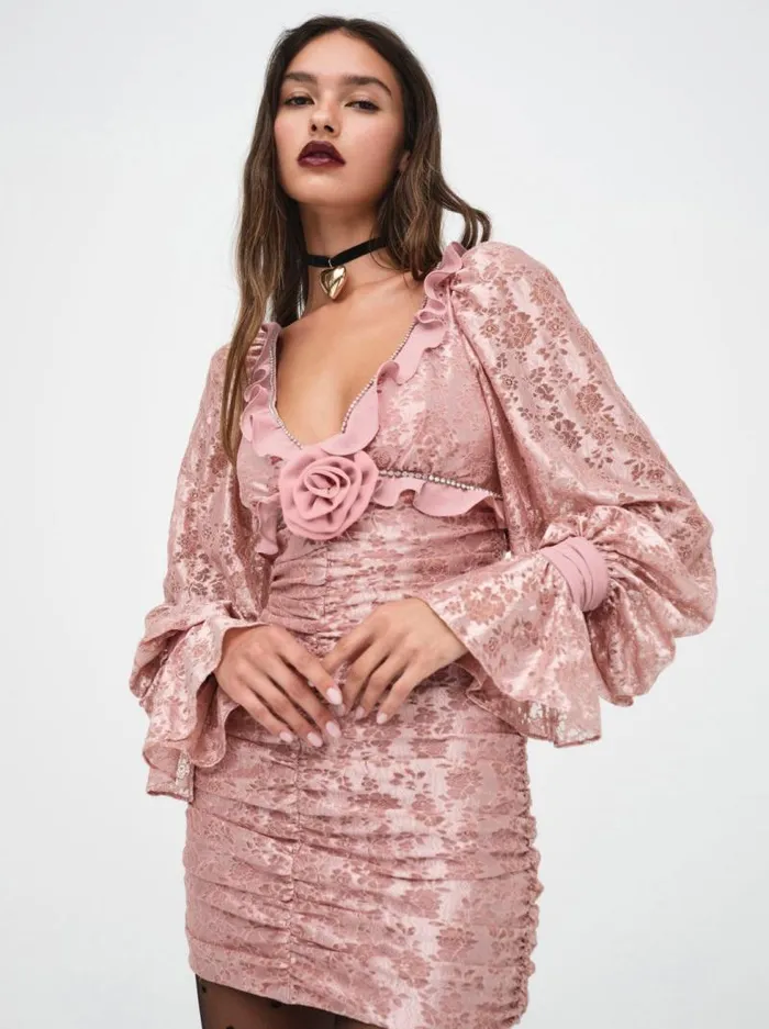 For Love and Lemons Dresses Shawn Mini Dress Pink 8211 Women