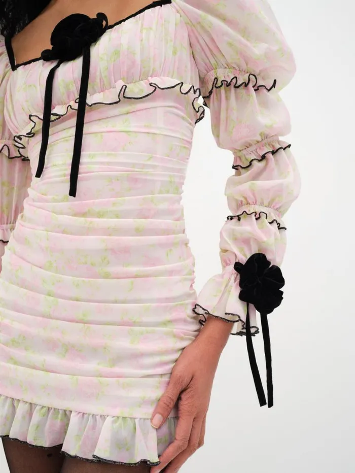 For Love and Lemons Dresses Vienna Mini Dress Pink 8211 Women For Love and Lemons Dresses Vienna Mini Dress Pink 8211 Women
