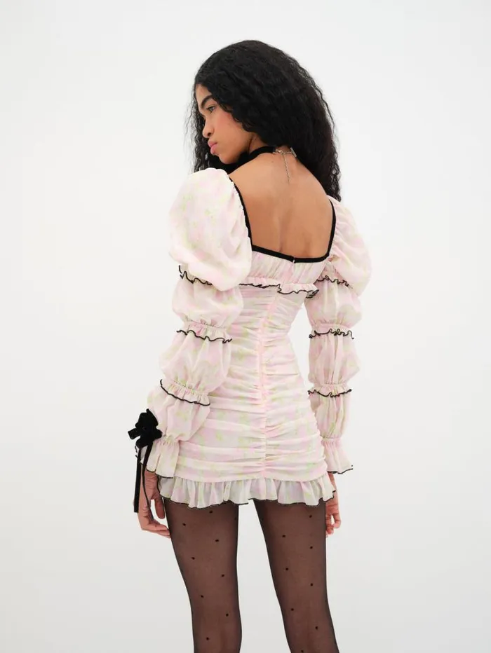 For Love and Lemons Dresses Vienna Mini Dress Pink 8211 Women For Love and Lemons Dresses Vienna Mini Dress Pink 8211 Women