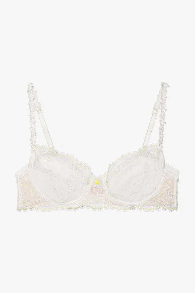 For Love and Lemons Lingerie 3D Daisy Underwire Bra White 8211 Women For Love and Lemons Lingerie 3D Daisy Underwire Bra White 8211 Women