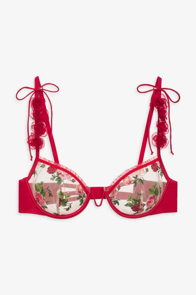 For Love and Lemons Lingerie Anika Underwire Bra Red 8211 Women For Love and Lemons Lingerie Anika Underwire Bra Red 8211 Women