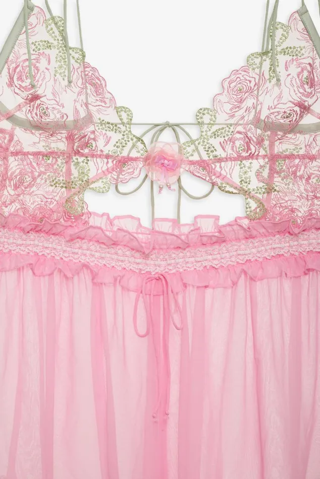For Love and Lemons Lingerie Blakely Slip Romper Pink 8211 Women For Love and Lemons Lingerie Blakely Slip Romper Pink 8211 Women