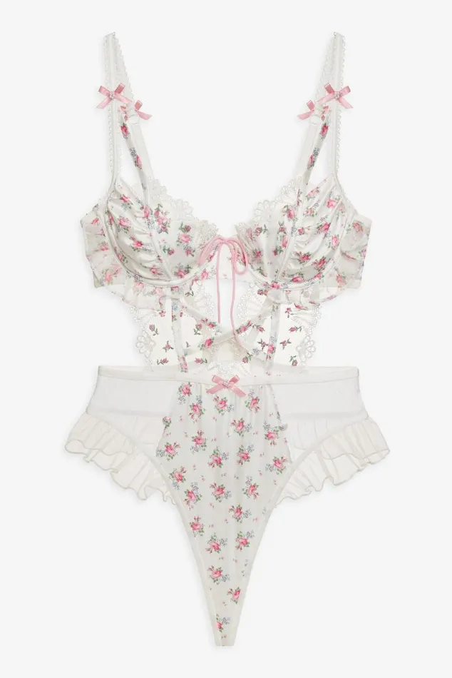 For Love and Lemons Lingerie Robin Teddy White 8211 Women For Love and Lemons Lingerie Robin Teddy White 8211 Women