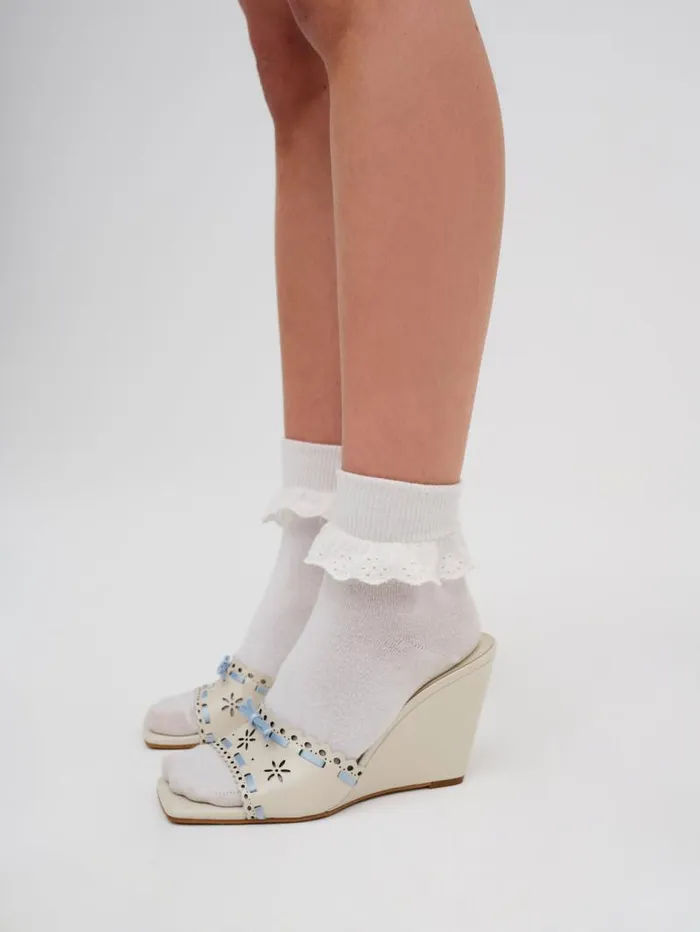 For Love and Lemons Shoes Madalie Wedge Heels Neutral 8211 Women For Love and Lemons Shoes Madalie Wedge Heels Neutral 8211 Women