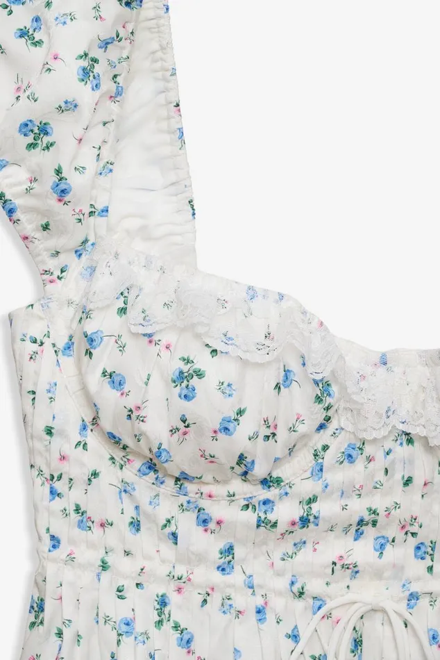 For Love and Lemons Tops Opal Floral Blouse Ivory 8211 Women For Love and Lemons Tops Opal Floral Blouse Ivory 8211 Women