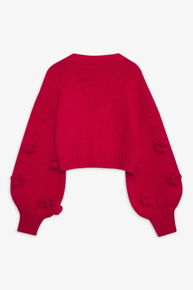 For Love and Lemons Tops Scarlett Cardigan Red 8211 Women For Love and Lemons Tops Scarlett Cardigan Red 8211 Women
