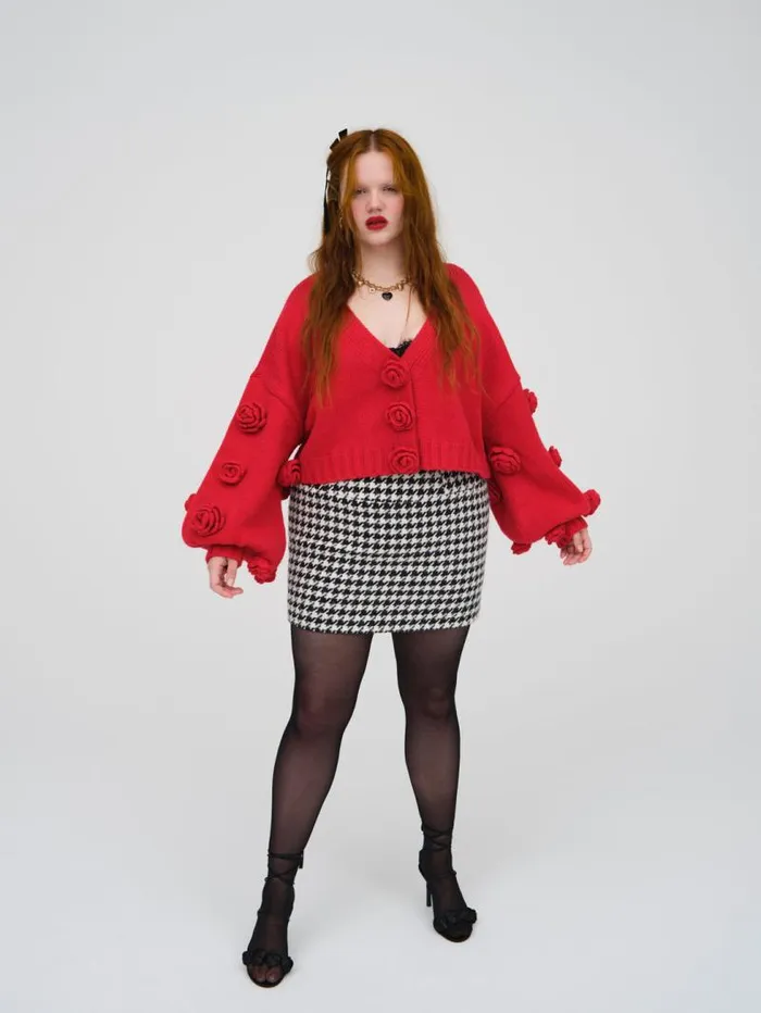 For Love and Lemons Tops Scarlett Cardigan Red 8211 Women For Love and Lemons Tops Scarlett Cardigan Red 8211 Women