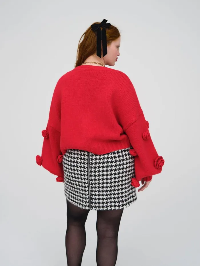 For Love and Lemons Tops Scarlett Cardigan Red 8211 Women For Love and Lemons Tops Scarlett Cardigan Red 8211 Women