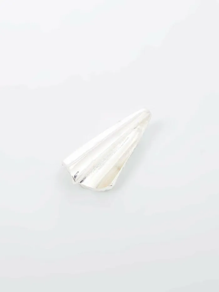 French Connection Architectural Stud Earrings Silver Women Jewellery