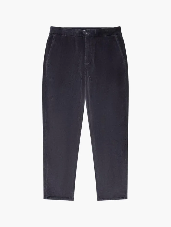 French Connection Corduroy Stretch Band Trousers Dark Grey Men Trousers