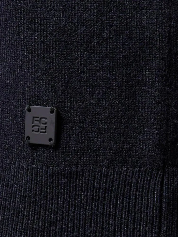 French Connection Crew Neck Knit Jumper Navy Men Knitwear