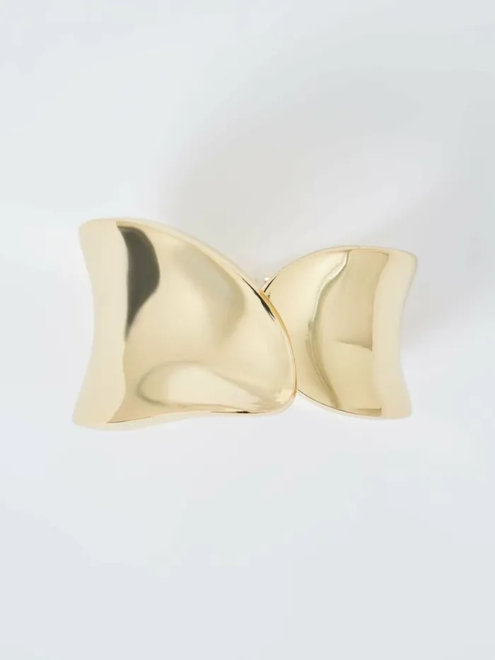 French Connection Curved Wide Cuff Gold Women Jewellery