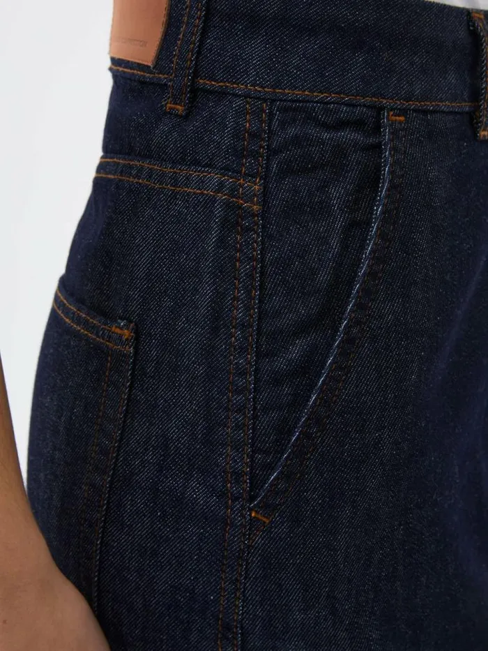 French Connection Finley Denim Maxi Skirt Indigo Women Skirts
