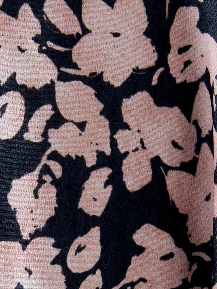 French Connection Fleure Tea Dress Navypink Women Dresses