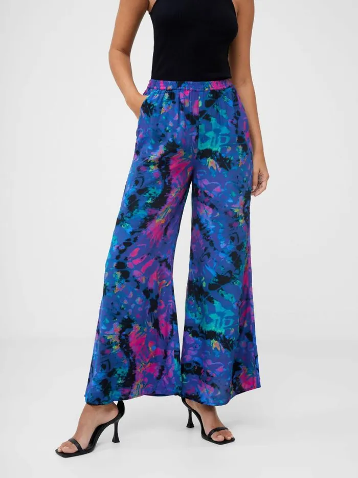 French Connection Gabriella Eco Delphine Trousers Blue Depths Women Trousers