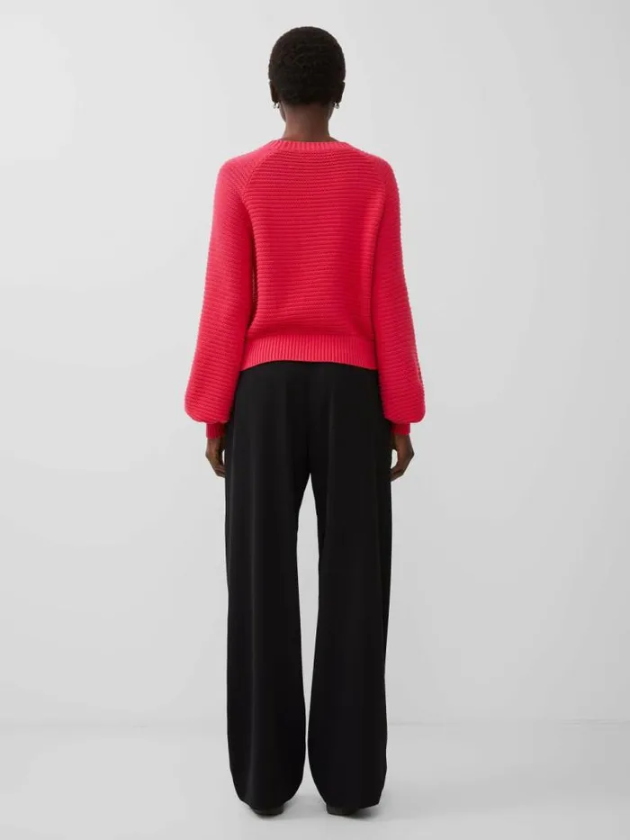 French Connection Lily Mozart Jumper Raspberry Sorbet Women Jumpers and Cardigans