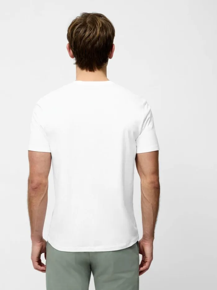 French Connection Motorbike Organic Short Sleeve Graphic TShirt White Men TShirts and Polo Shirts