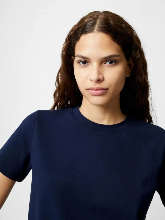French Connection Premium Crew Neck TShirt Midnight Women Tops