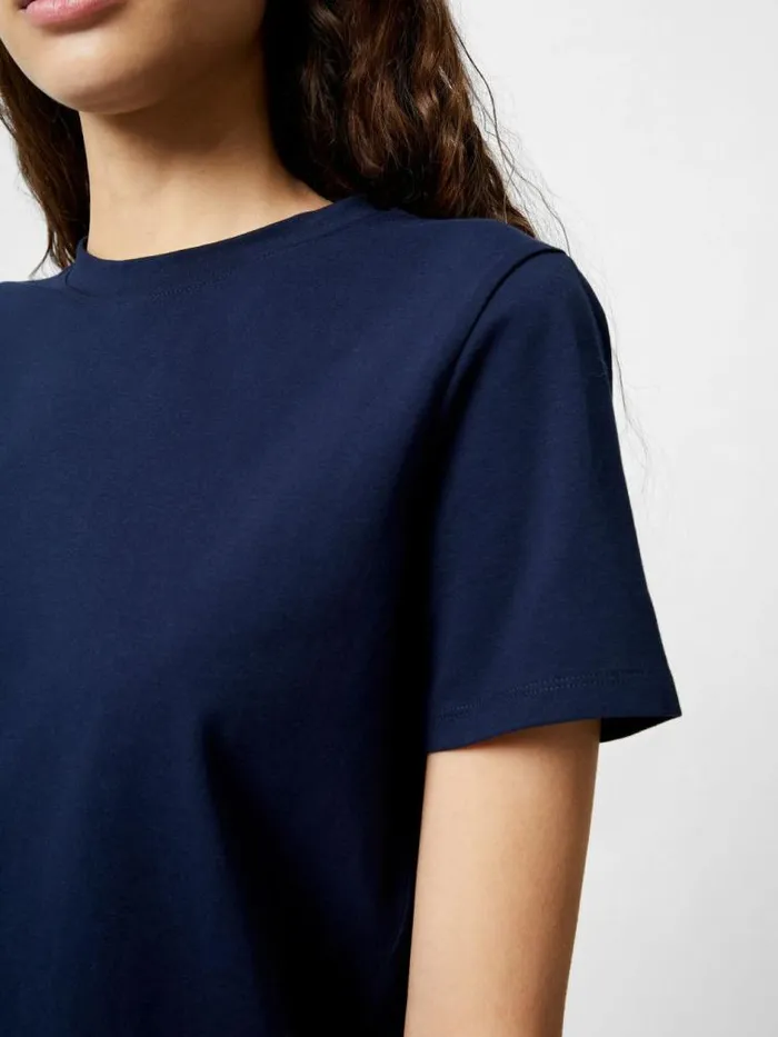 French Connection Premium Crew Neck TShirt Midnight Women Tops