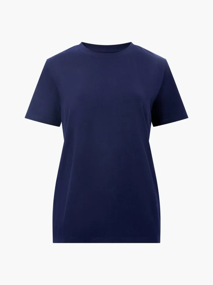 French Connection Premium Crew Neck TShirt Midnight Women Tops