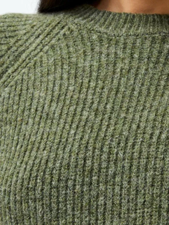 French Connection Raglan Sleeve Jumper Dk Khaki Women Jumpers and Cardigans