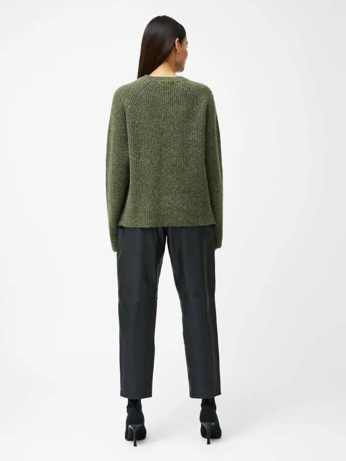 French Connection Raglan Sleeve Jumper Dk Khaki Women Jumpers and Cardigans