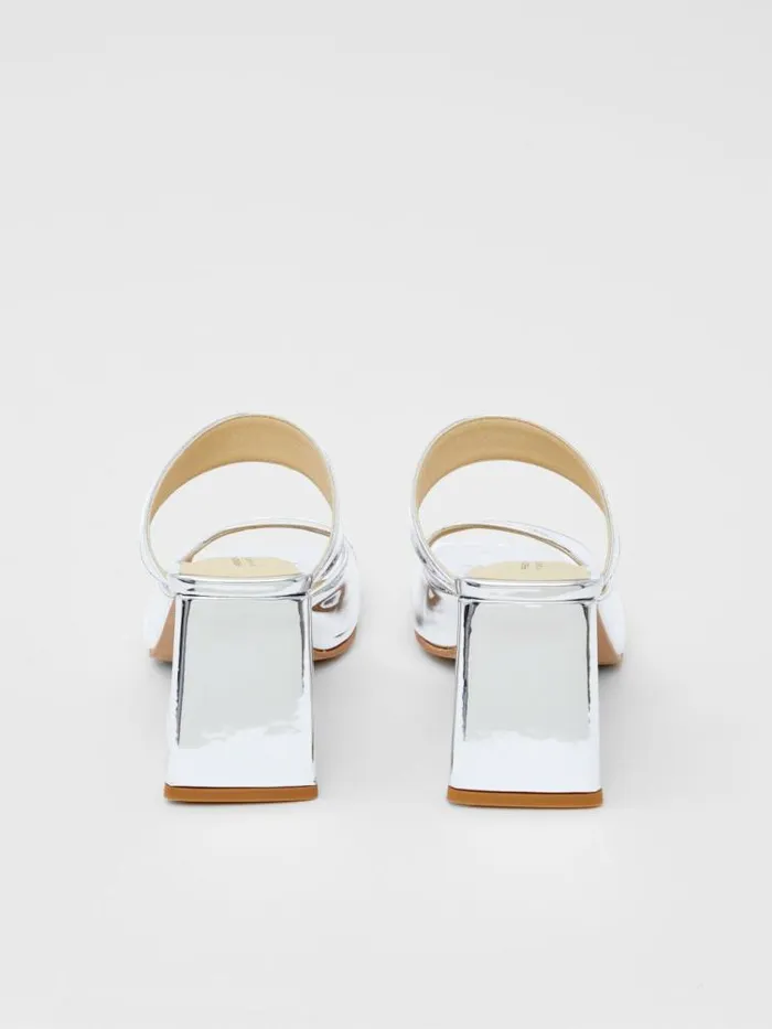 French Connection Sadie Mirror Metallic Heels Mirror Metallic Women Shoes