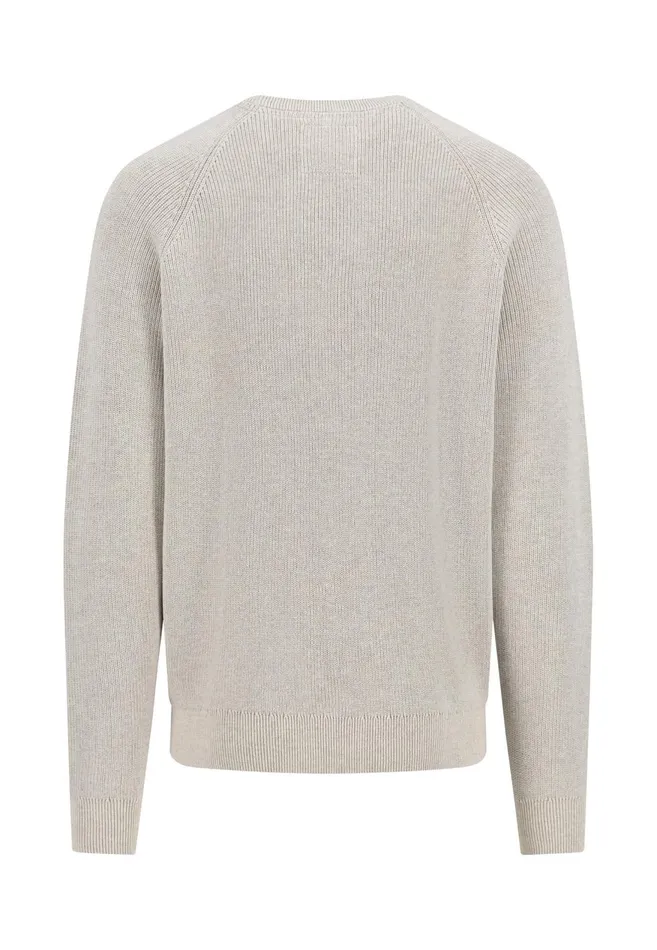 FYNCHHATTON Cotton Knitting Sweaters With A Logodail Vivid Yellowstrong Bluenavynew Offwhite Men Sweater