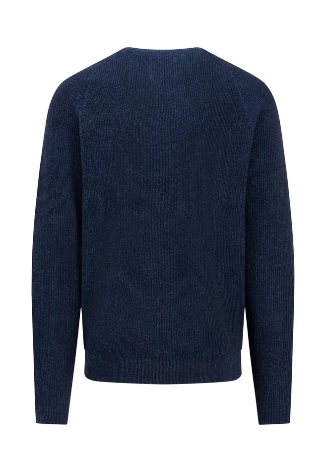 FYNCHHATTON Cotton Knitting Sweaters With A Logodail Vivid Yellowstrong Bluenavynew Offwhite Men Sweater