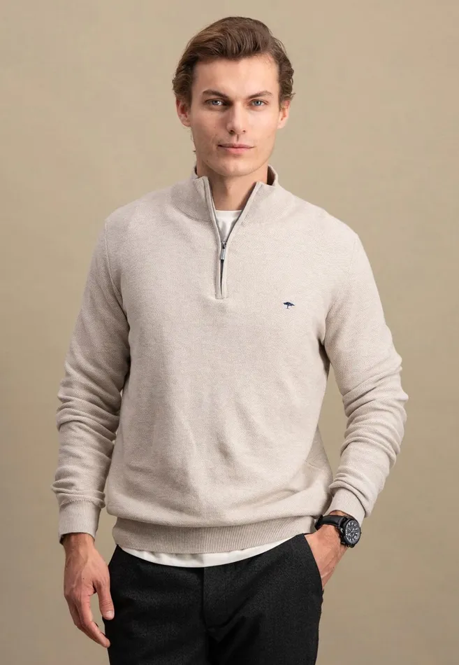 FYNCHHATTON Cotton Knitting Sweaters With A Troyer Collar Winter Whitesteelnightgrass Greenruby Rednavy Men Sweater FYNCHHATTON Cotton Knitting Sweaters With A Troyer Collar Winter Whitesteelnightgrass Greenruby Rednavy Men Sweater