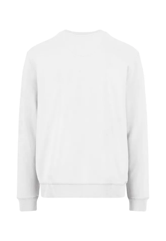 FYNCHHATTON Cotton Sweater With A Round Neckline Pale Yellowpeesummer Breezestrong Bluenavyturf Greennew Offwhitemedium Gray Men Sweater