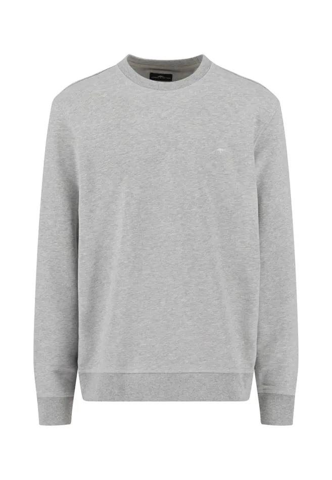 FYNCHHATTON Cotton Sweater With A Round Neckline Pale Yellowpeesummer Breezestrong Bluenavyturf Greennew Offwhitemedium Gray Men Sweater