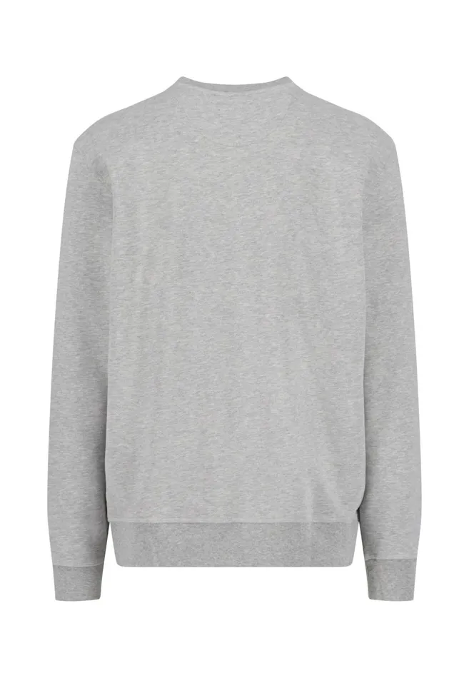 FYNCHHATTON Cotton Sweater With A Round Neckline Pale Yellowpeesummer Breezestrong Bluenavyturf Greennew Offwhitemedium Gray Men Sweater