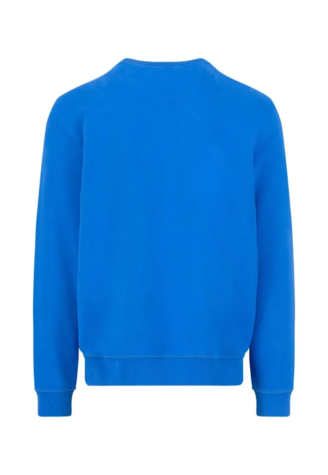 FYNCHHATTON Cotton Sweater With A Round Neckline Pale Yellowpeesummer Breezestrong Bluenavyturf Greennew Offwhitemedium Gray Men Sweater