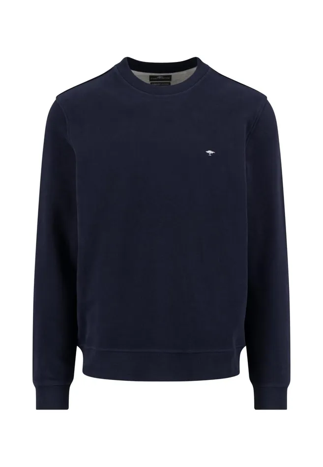 FYNCHHATTON Cotton Sweater With A Round Neckline Pale Yellowpeesummer Breezestrong Bluenavyturf Greennew Offwhitemedium Gray Men Sweater