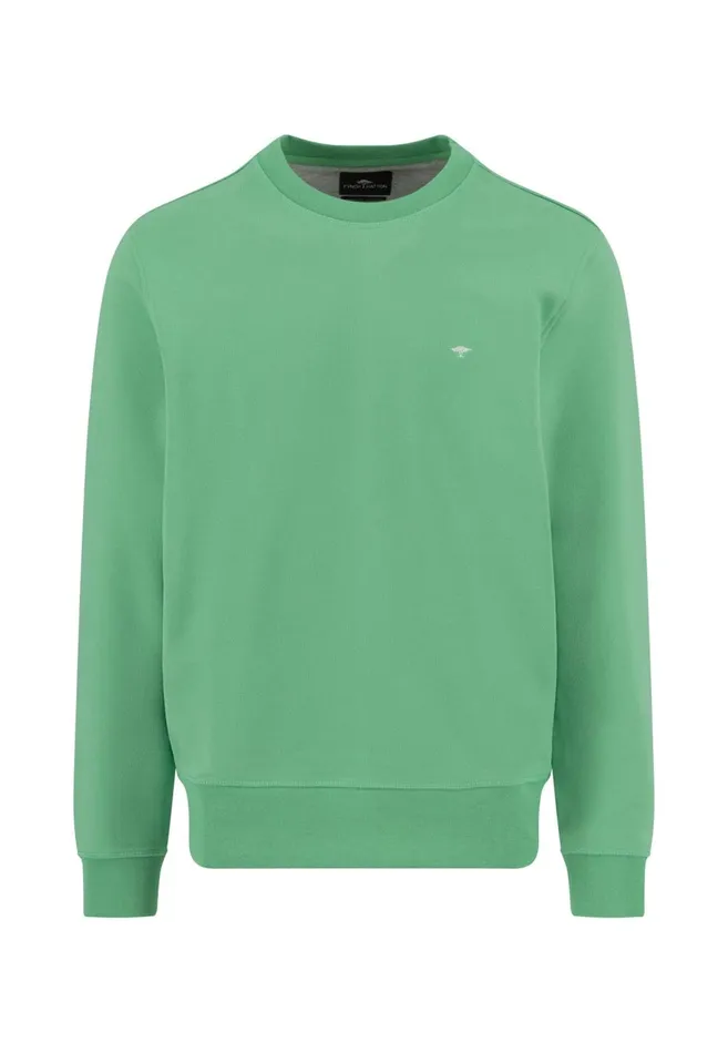 FYNCHHATTON Cotton Sweater With A Round Neckline Pale Yellowpeesummer Breezestrong Bluenavyturf Greennew Offwhitemedium Gray Men Sweater