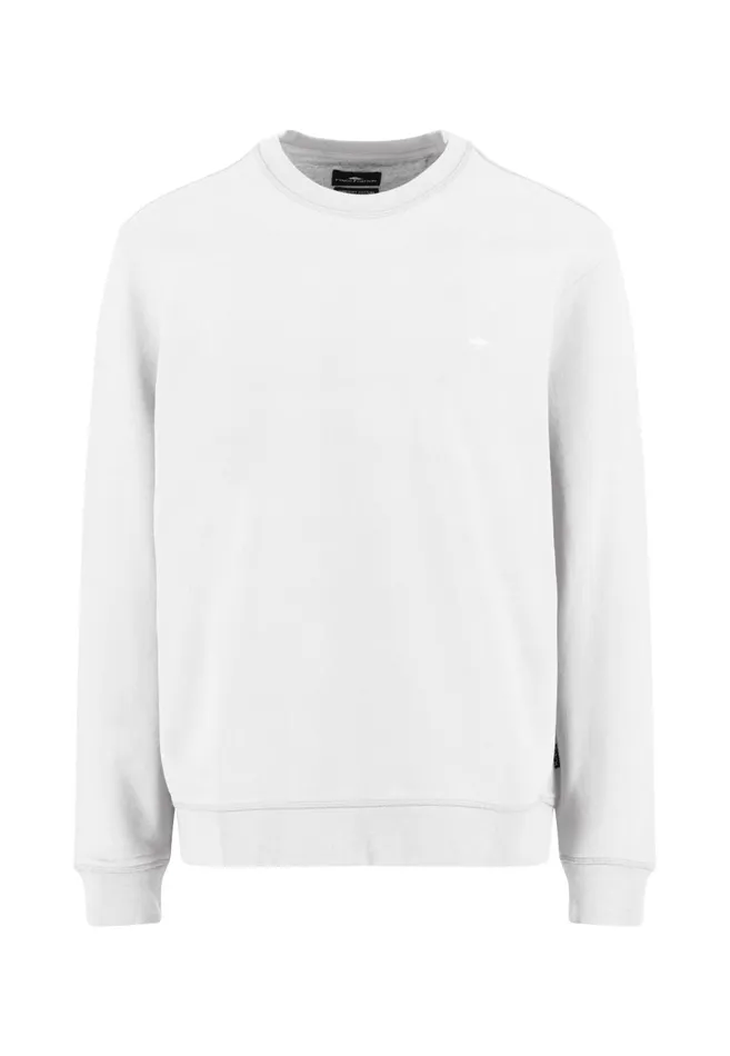 FYNCHHATTON Cotton Sweater With A Round Neckline Pale Yellowpeesummer Breezestrong Bluenavyturf Greennew Offwhitemedium Gray Men Sweater
