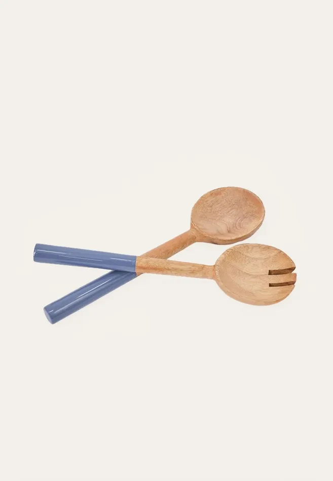 FYNCHHATTON KISHA Salad Cutlery Orchiddove Bluesageelephant Gray Living Kitchen Accessories