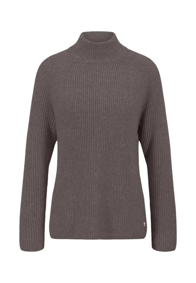 FYNCHHATTON Knitting Sweater Made Of Wool Mix With Turtlenecks Gray Taupeaqua Seawinter Beigeelegant Pink Women Sweater